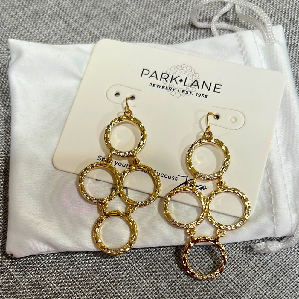 Park Lane Gold Dangle Earrings